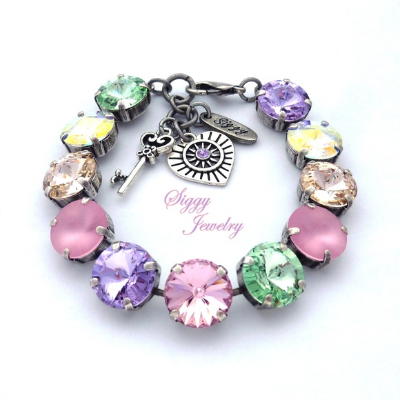 Swarovski® Crystal Bracelet, Day Dreaming Pastels - Picture 3 of 9